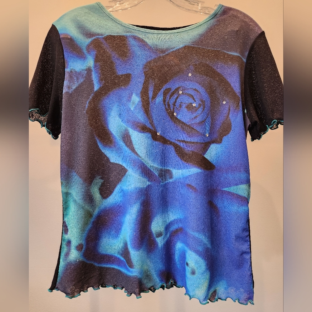 Vintage Made in USA  Sheer Top